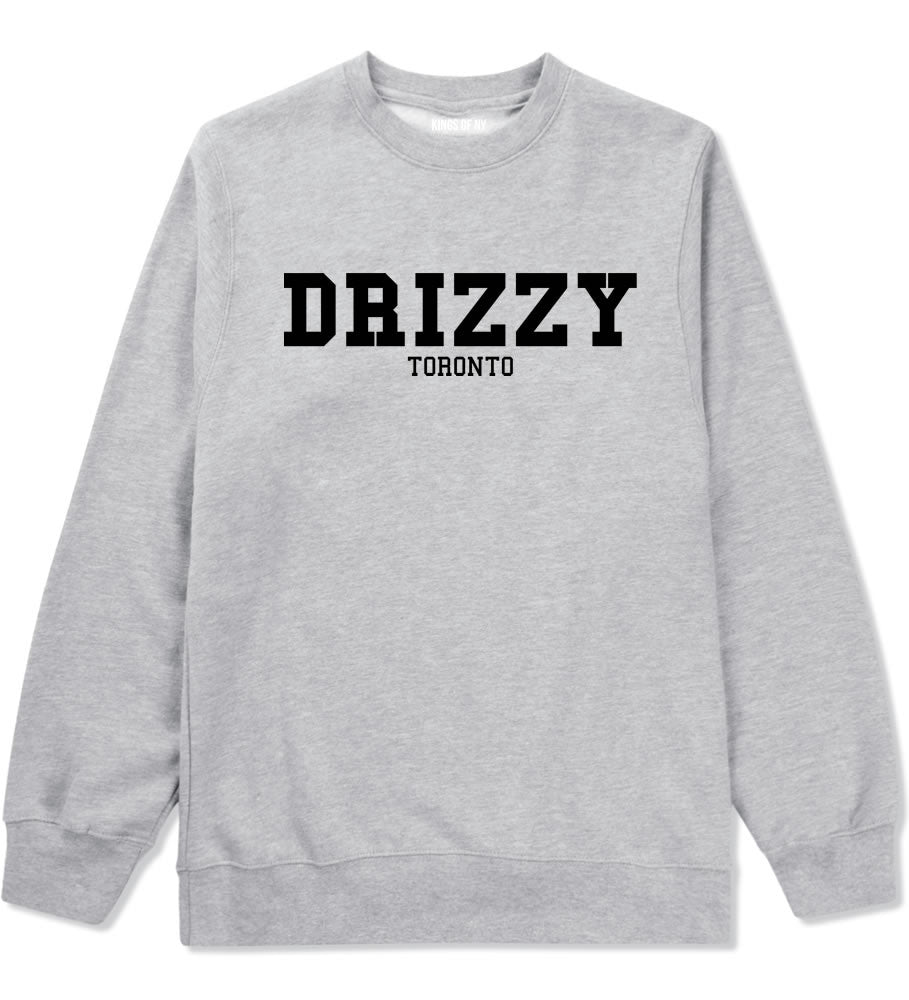 Drizzy Toronto Canada Crewneck Sweatshirt in Grey by Kings Of NY