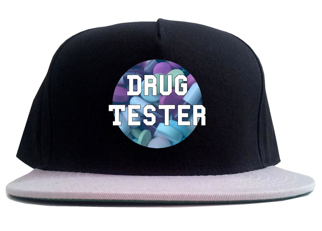Drug Tester Pop Pills 2 Tone Snapback Hat By Kings Of NY