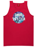 Drug tester weed smoking funny college Tank Top In Red by Kings Of NY