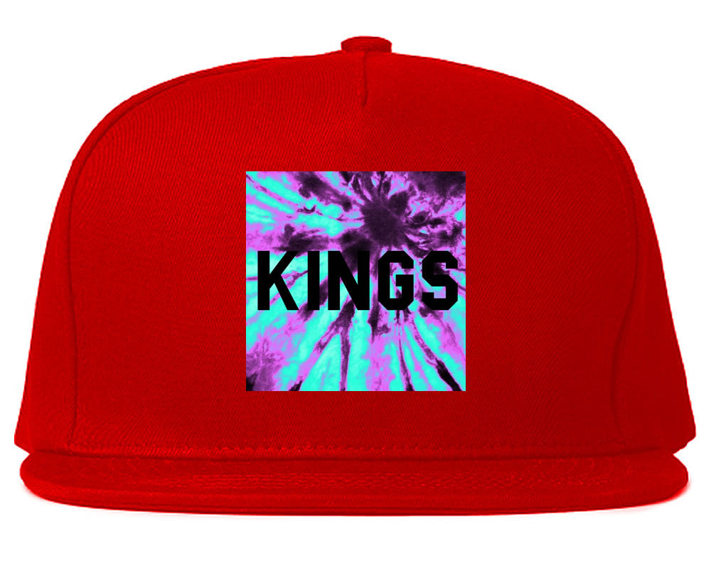 Kings Blue Tie Dye Box Logo Snapback Hat By Kings Of NY