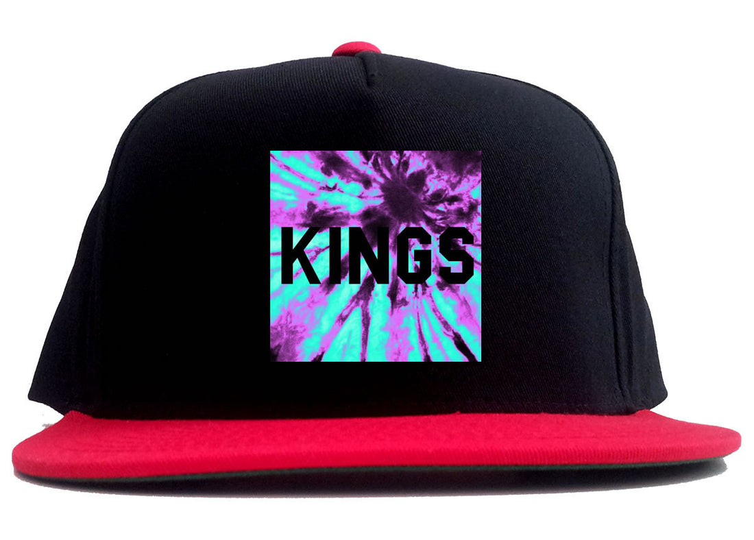 Kings Blue Tie Dye Box Logo 2 Tone Snapback Hat By Kings Of NY