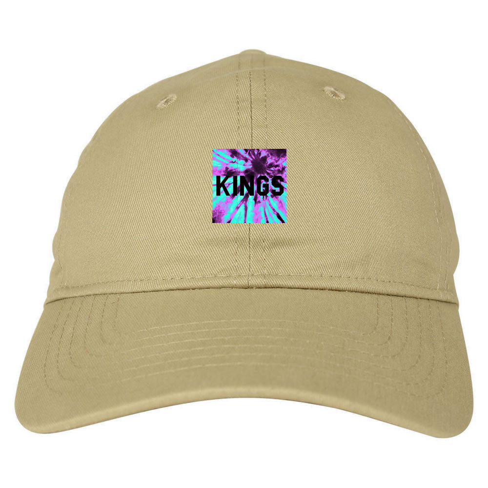 Kings Blue Tie Dye Box Logo Dad Hat By Kings Of NY