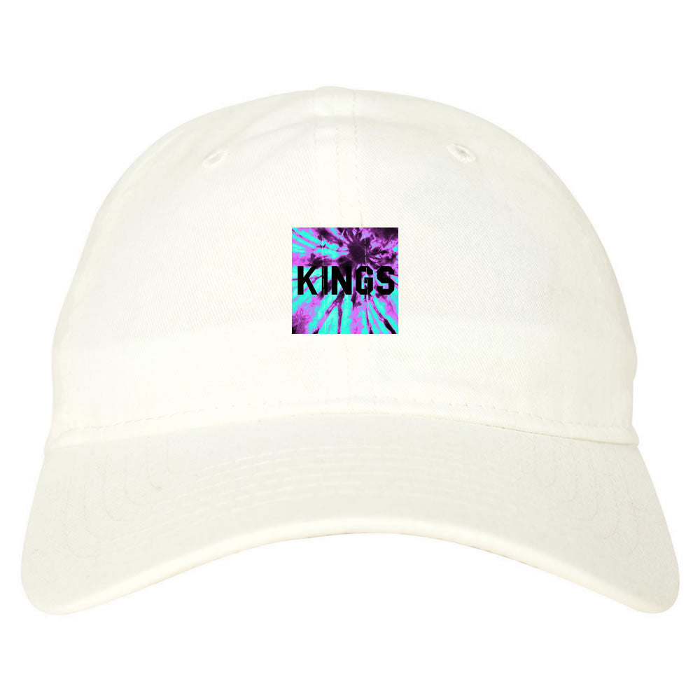 Kings Blue Tie Dye Box Logo Dad Hat By Kings Of NY