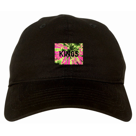 Kings Pink Tie Dye Logo Dad Hat By Kings Of NY
