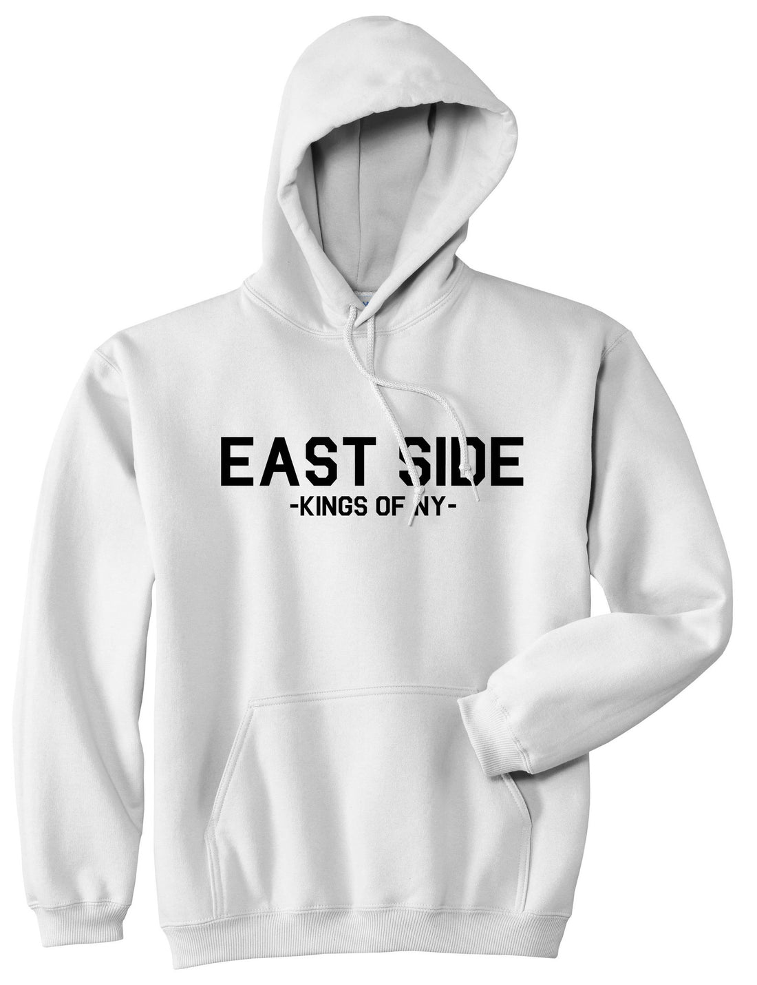East Side NYC New York Pullover Hoodie Hoody in White
