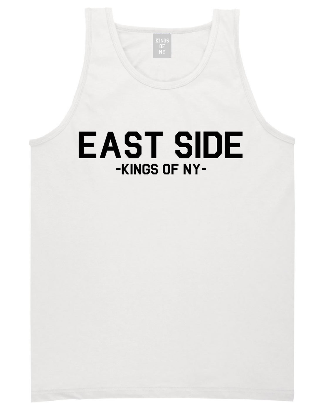 East Side NYC New York Tank Top in White