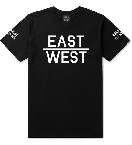 East West T-Shirt in Black by Kings Of NY