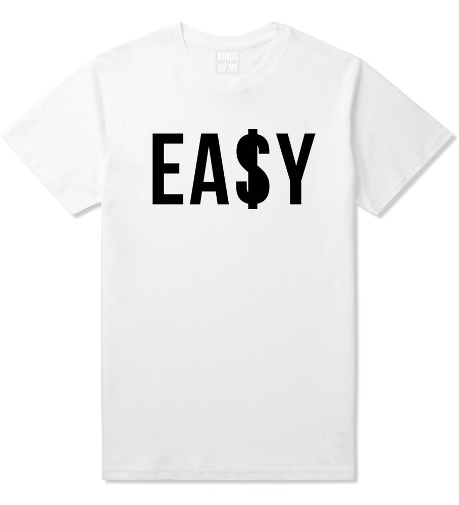 Easy Money Big High Dope Cool Black by Kings Of NY Boys Kids T-Shirt In White by Kings Of NY