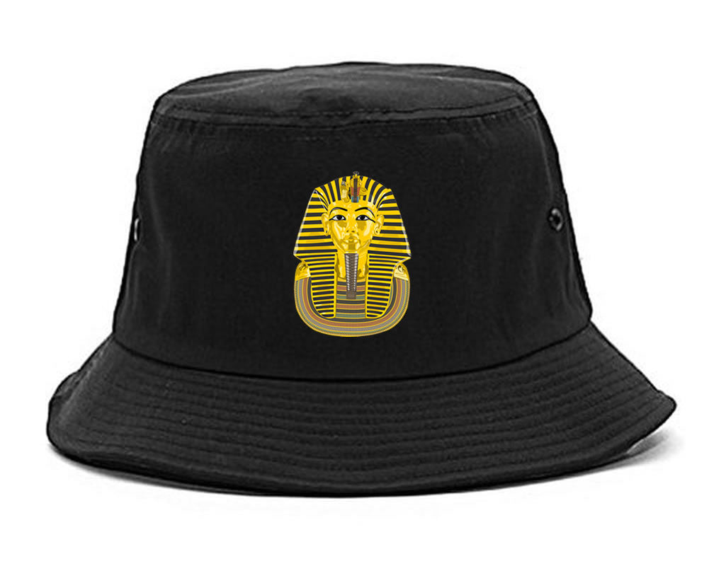 Pharaoh Egypt Gold Egyptian Head Bucket Hat By Kings Of NY