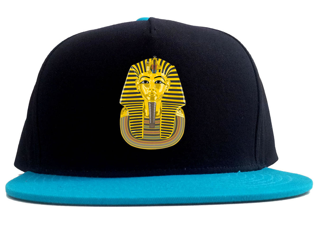 Pharaoh Egypt Gold Egyptian Head 2 Tone Snapback Hat By Kings Of NY