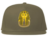 Pharaoh Egypt Gold Egyptian Head Snapback Hat By Kings Of NY
