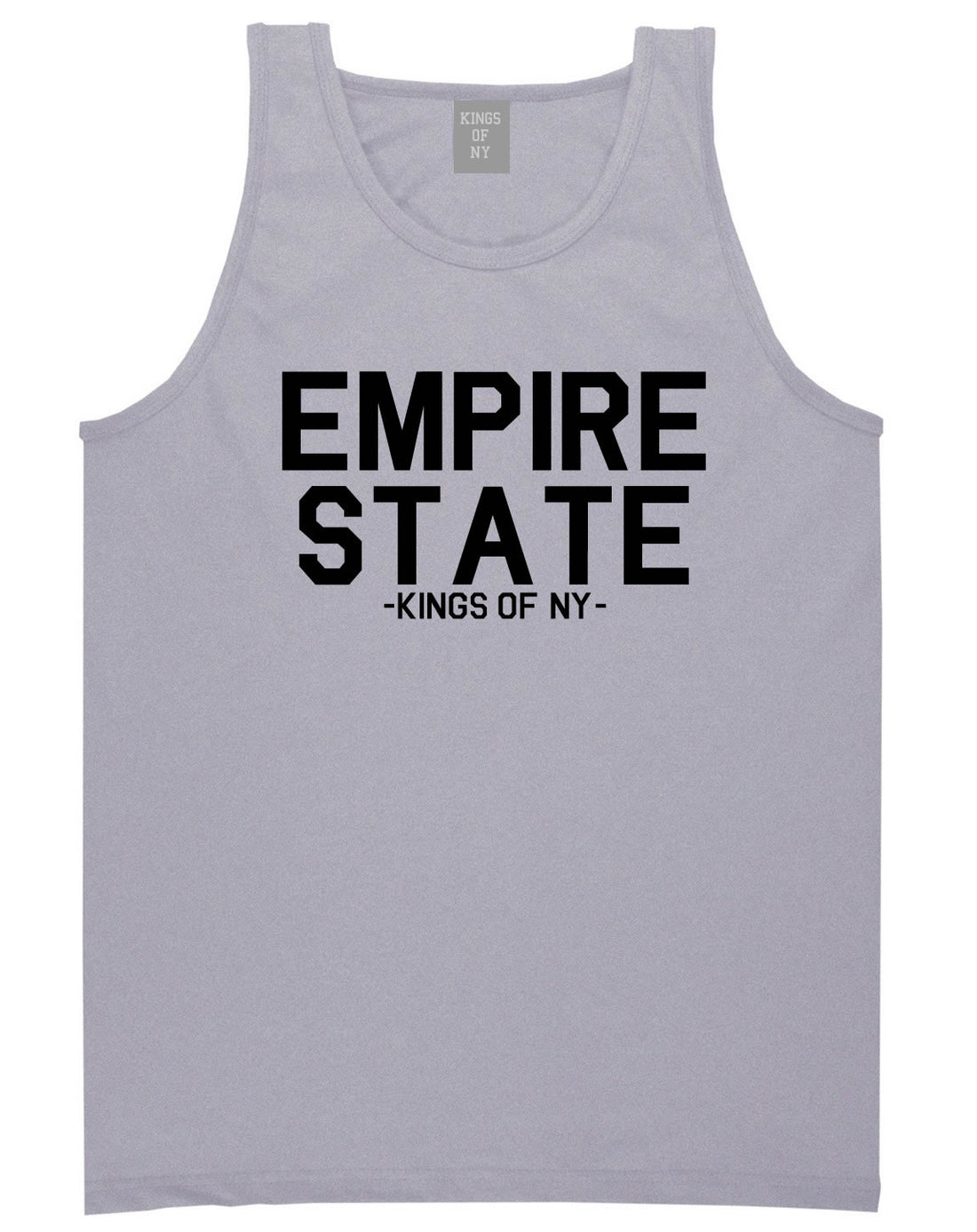 Empire State New York Building Tank Top in Grey