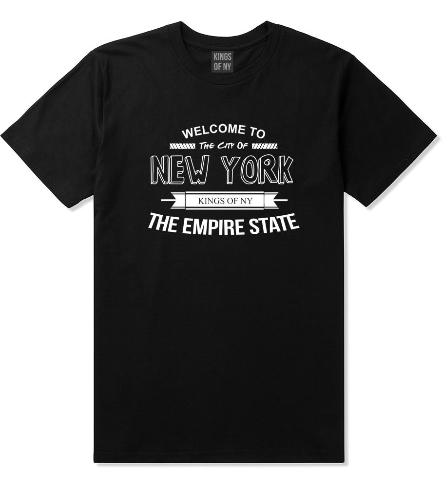 Empire State New York T-Shirt in Black by Kings Of NY