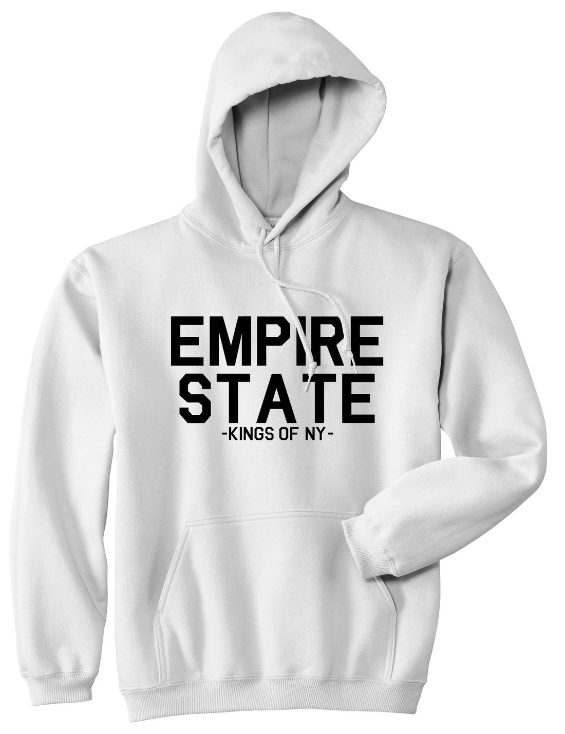 Empire State New York Building Pullover Hoodie Hoody in White