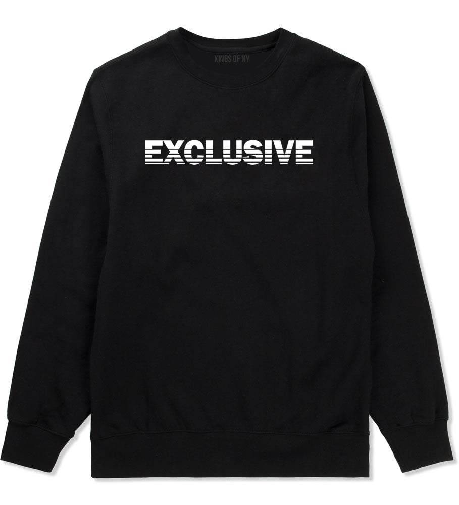 Exclusive Racing Style Crewneck Sweatshirt in Black by Kings Of NY