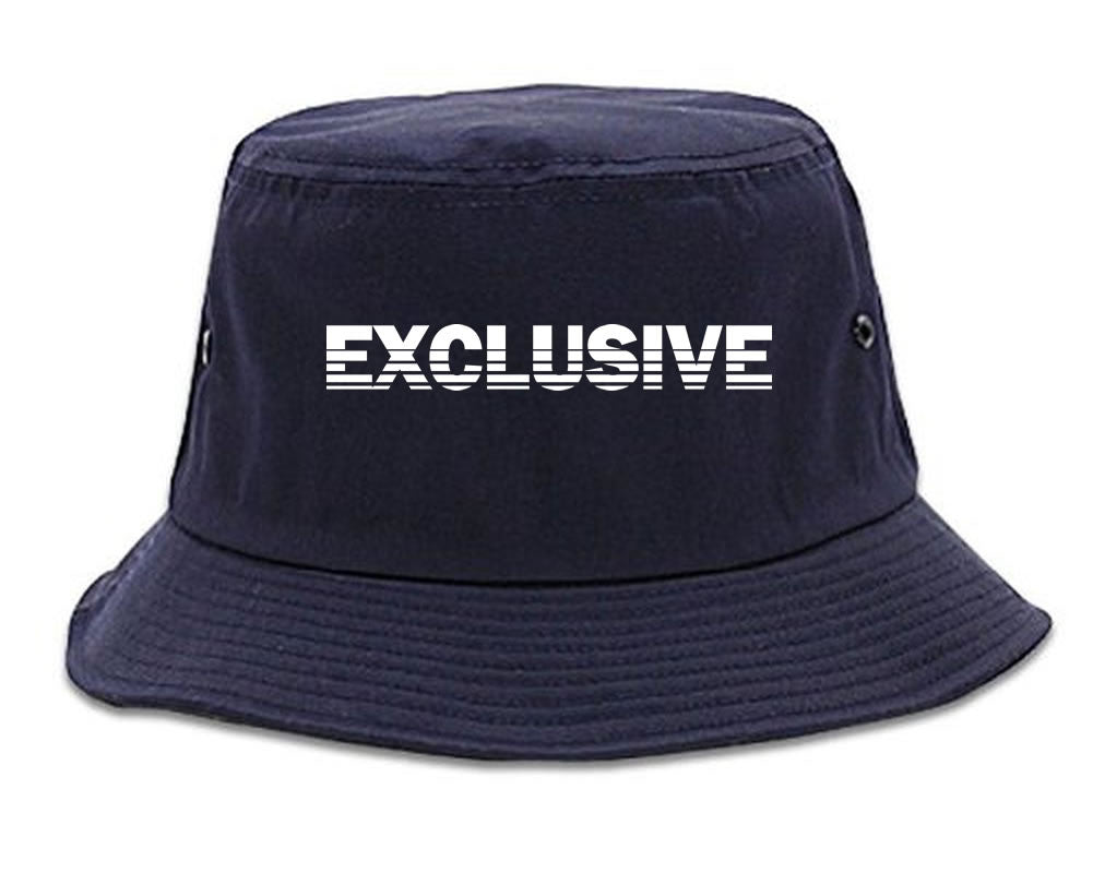 Exclusive Racing Style Bucket Hat in Blue by Kings Of NY