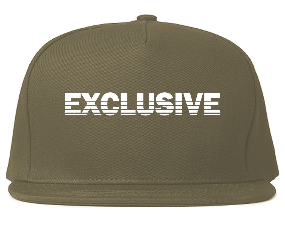 Exclusive Racing Style Snapback Hat in Grey by Kings Of NY