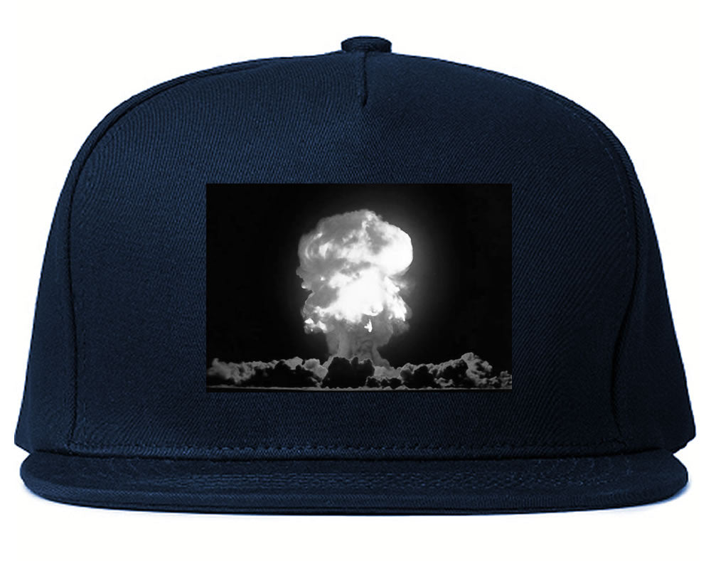 Explosion Nuclear Bomb Cloud Snapback Hat By Kings Of NY