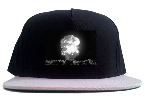 Explosion Nuclear Bomb Cloud 2 Tone Snapback Hat By Kings Of NY