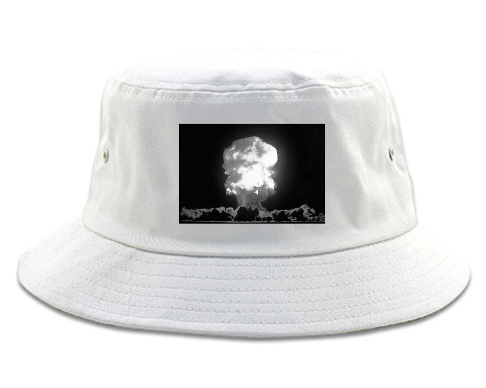 Explosion Nuclear Bomb Cloud Bucket Hat By Kings Of NY