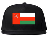 Oman Flag Country Printed Snapback Hat Cap Black