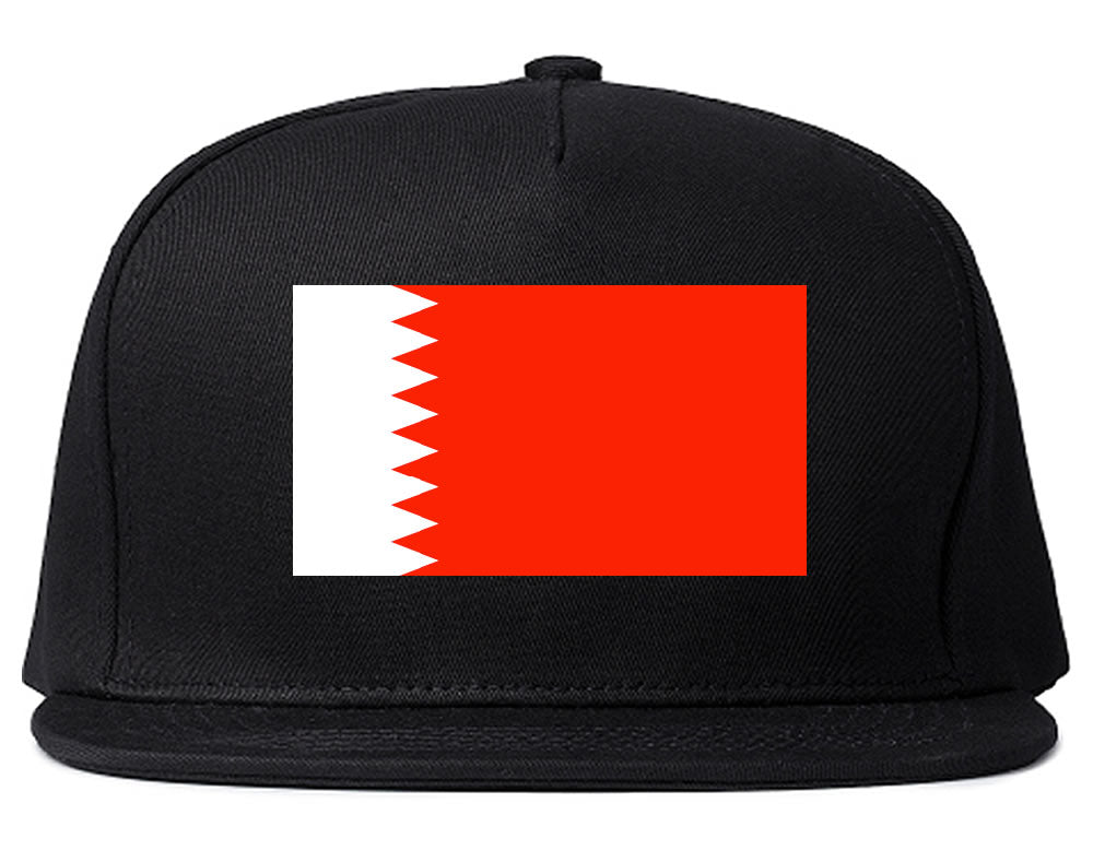 Bahrain Flag Country Printed Snapback Hat Cap Black