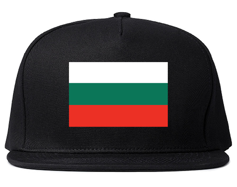 Bulgaria Flag Country Printed Snapback Hat Cap Black