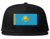 Kazakhstan Flag Country Printed Snapback Hat Cap Black