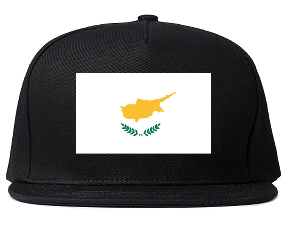 Cyprus Flag Country Printed Snapback Hat Cap Black