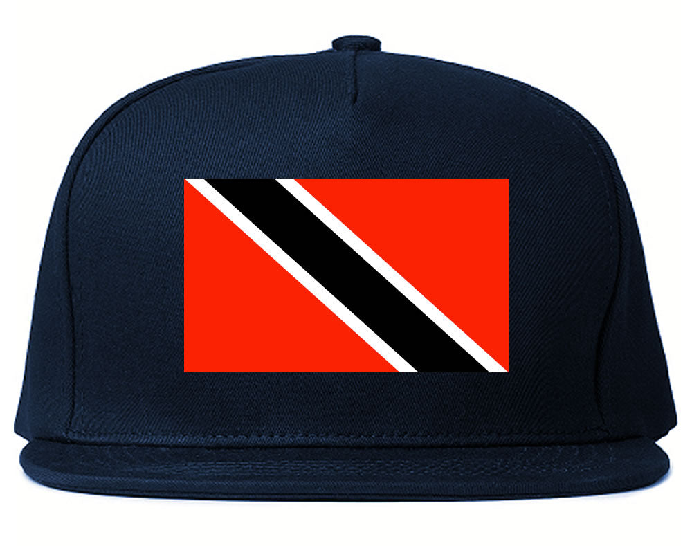 Trinidad Flag Country Printed Snapback Hat Cap Navy Blue