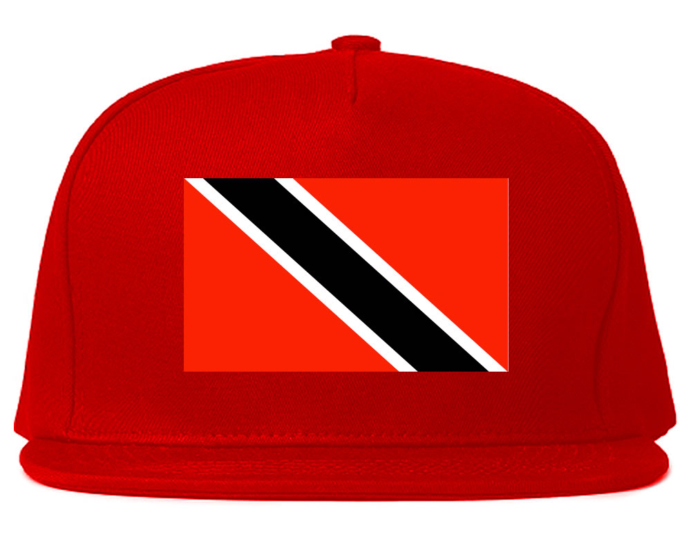Trinidad Flag Country Printed Snapback Hat Cap Red