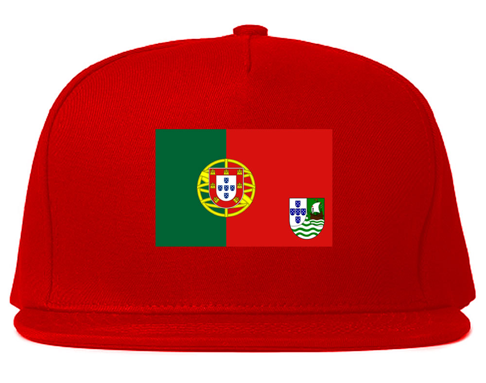 Cabo Verde Flag Country Printed Snapback Hat Cap Red