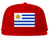 Uruguay Flag Country Printed Snapback Hat Cap Red