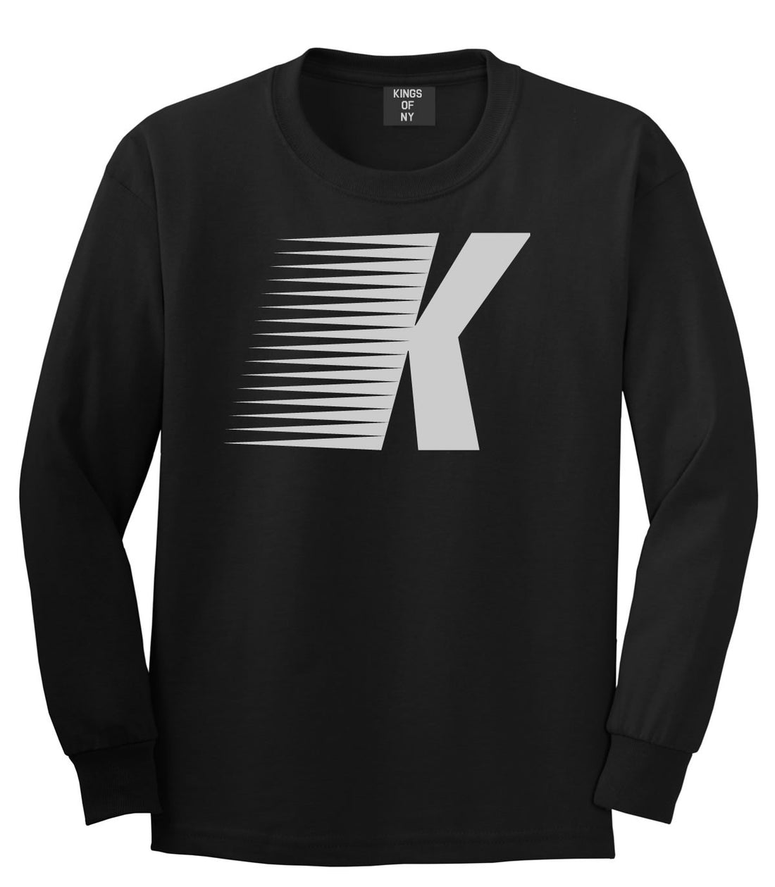 Flash K Running Fitness Style Long Sleeve T-Shirt in Black By Kings Of NY