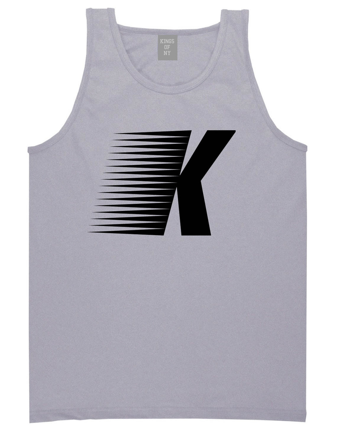 Flash K Running Fitness Style Tank Top in Grey By Kings Of NY