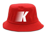 Flash K Running Fitness Style Bucket Hat in Red By Kings Of NY