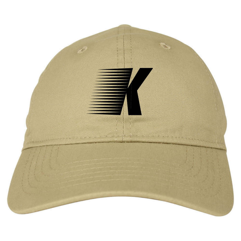 Flash K Running Fitness Style Dad Hat in Tan By Kings Of NY