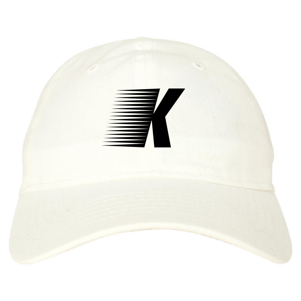 Flash K Running Fitness Style Dad Hat in White By Kings Of NY