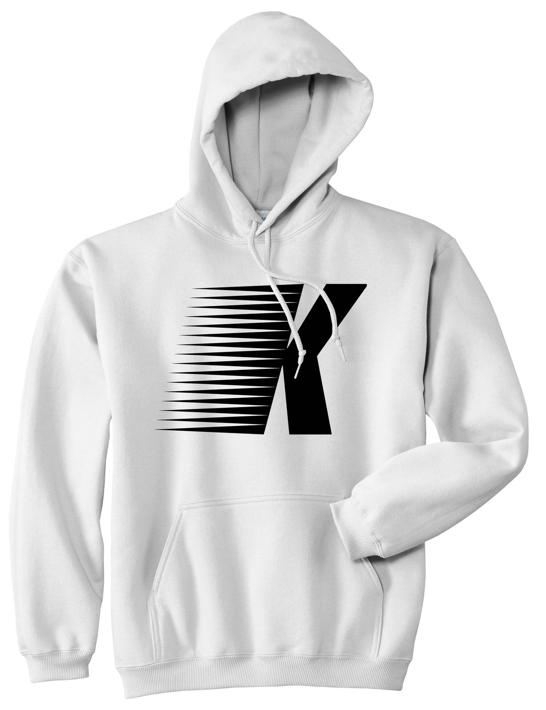 Flash K Running Fitness Style Pullover Hoodie in White By Kings Of NY