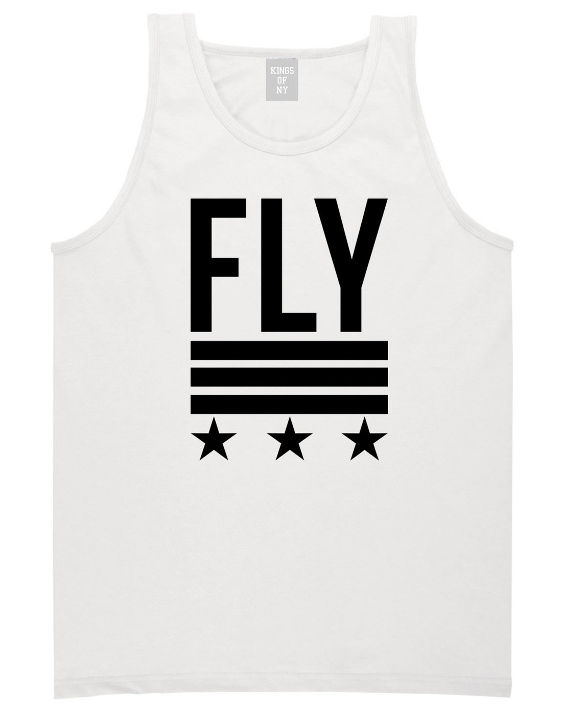 Kings Of NY Fly Stars Tank Top in White
