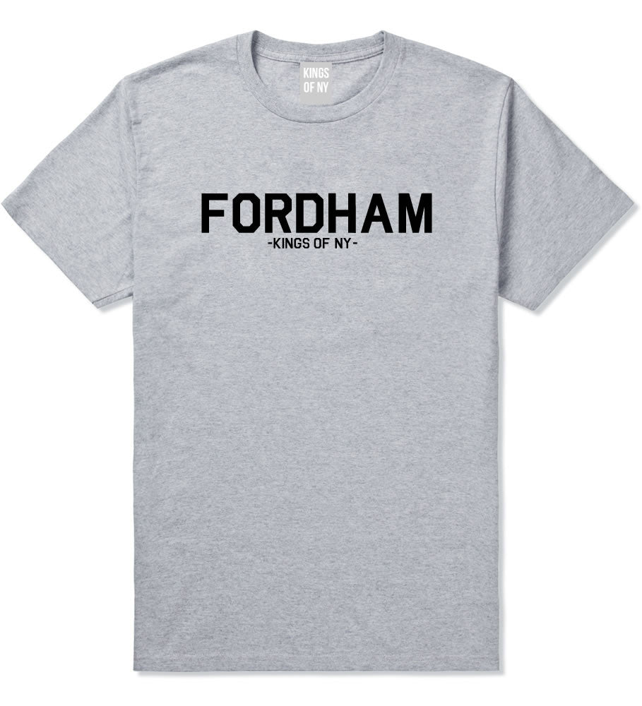 Fordham Road Bronx New York T-Shirt in Grey