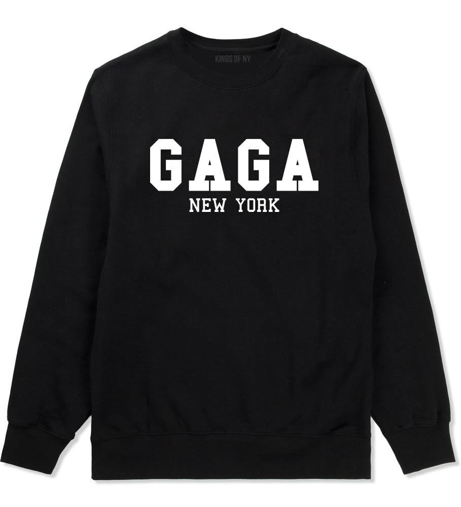 Gaga New York Crewneck Sweatshirt in Black by Kings Of NY