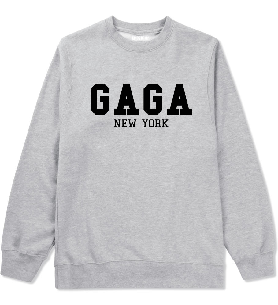 Gaga New York Crewneck Sweatshirt in Grey by Kings Of NY