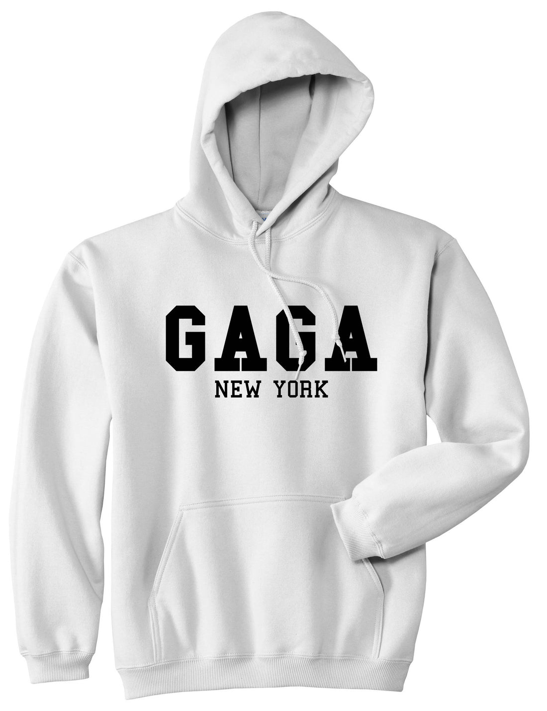 Gaga New York Pullover Hoodie Hoody in White by Kings Of NY
