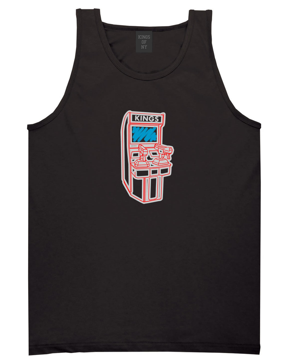 Arcade Game Gamer Tank Top in Black By Kings Of NY