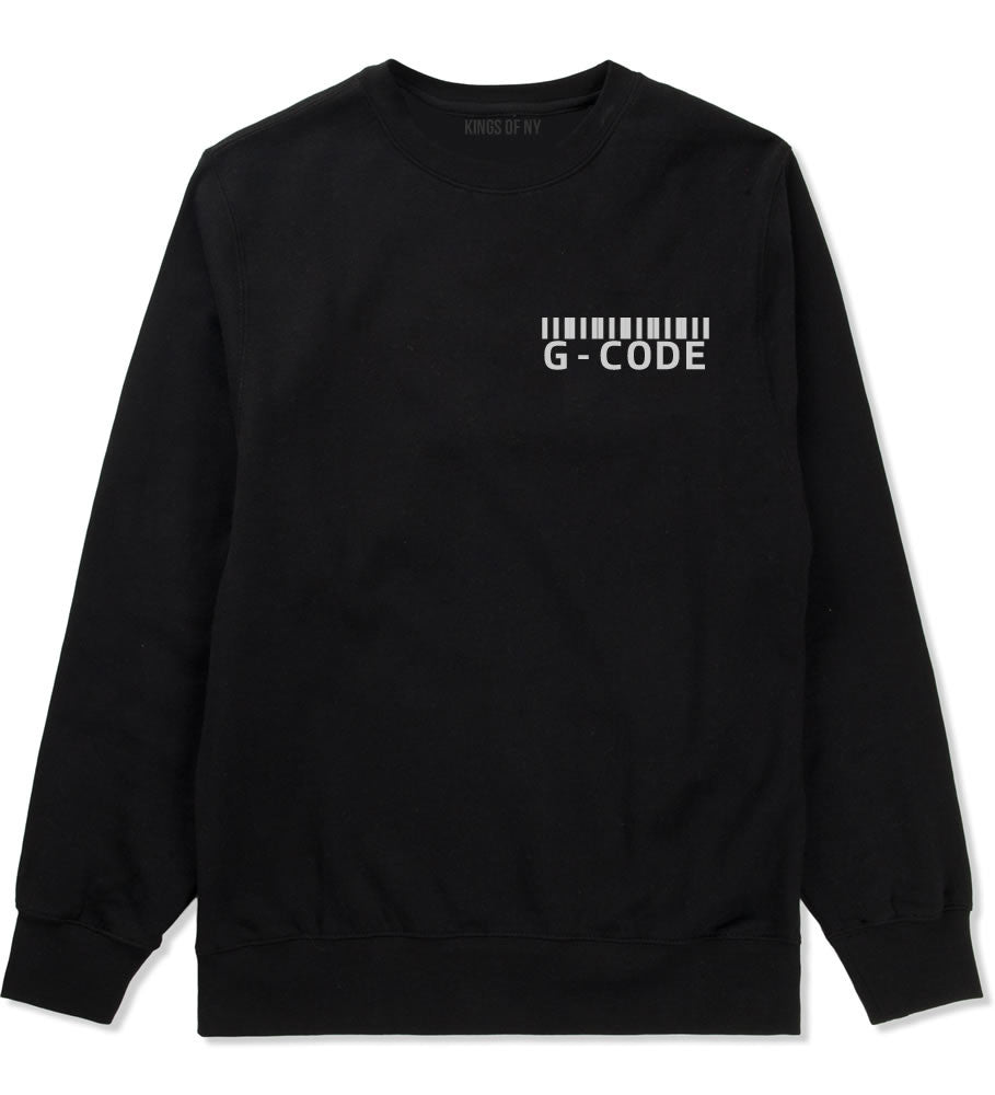 G Code Barcode Crewneck Sweatshirt