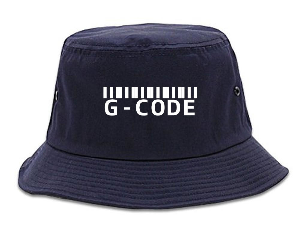 G Code Barcode Bucket Hat Cap