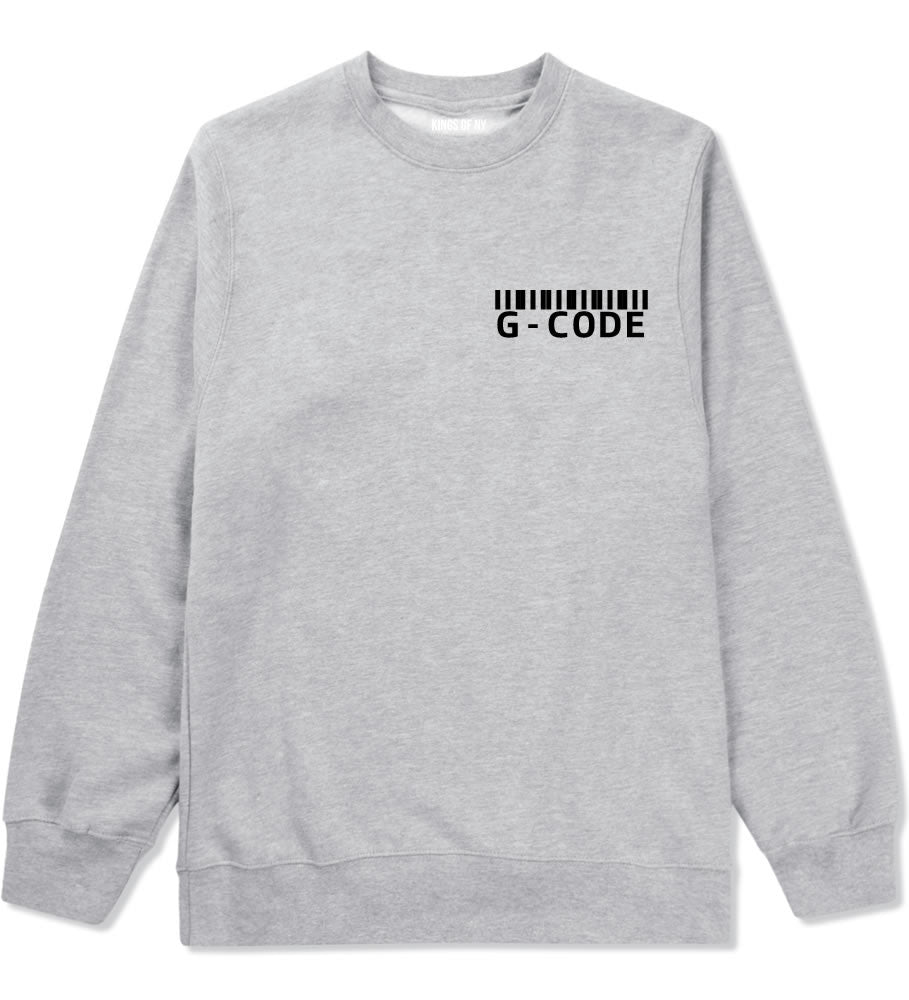 G Code Barcode Crewneck Sweatshirt