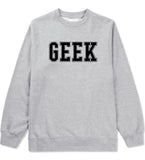 Geek College Style Crewneck Sweatshirt in Grey By Kings Of NY