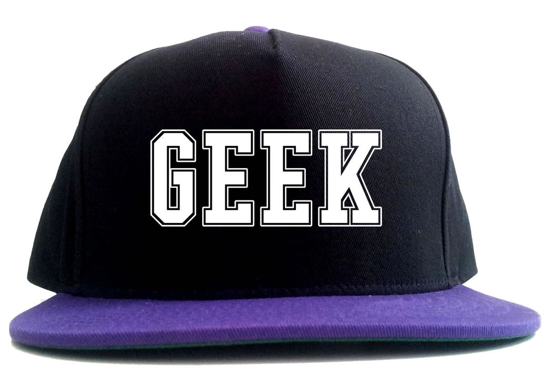 Geek College Style 2 Tone Snapback Hat By Kings Of NY